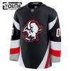 Børn NHL Buffalo Sabres Trøje Tilpasset 2024-25 Fanatics Premium Sort Tredje